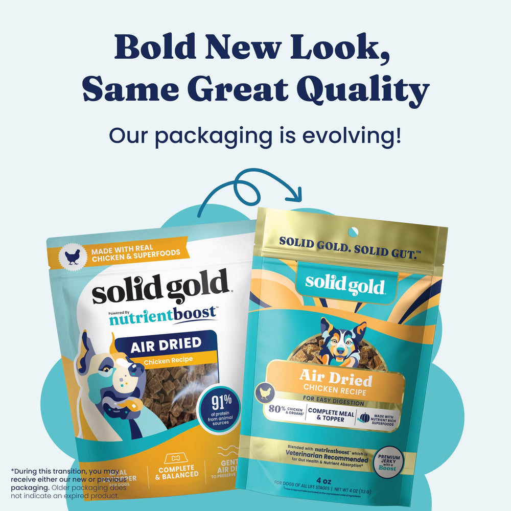 Solid Gold nutrientboost supports digestion and immunity with amino acids and FOS.