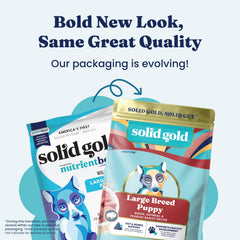 Solid Gold probiotics and prebiotics promote gut health and balanced stools.