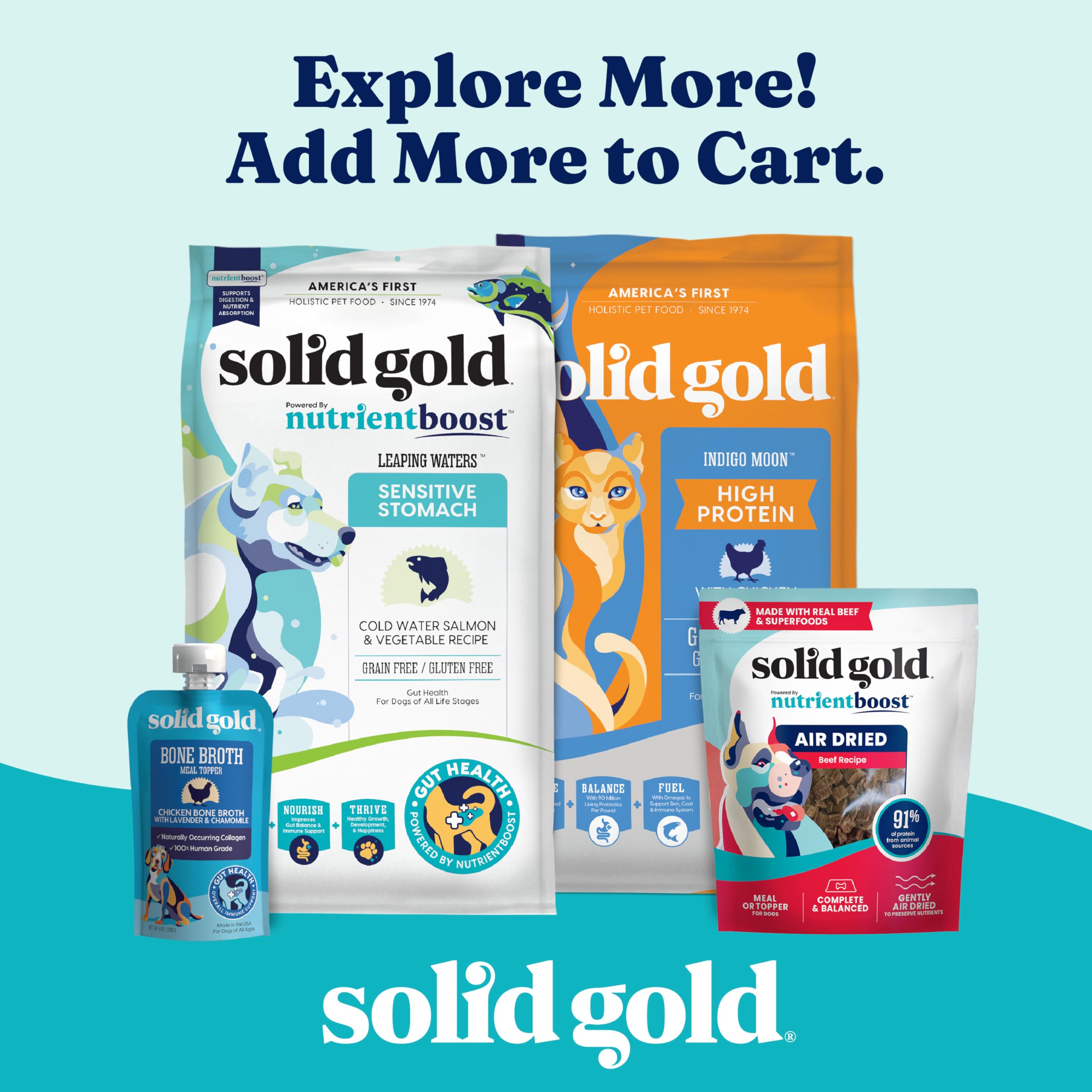 Solid Gold SeaMeal flaxseed and omega-3 support skin health
