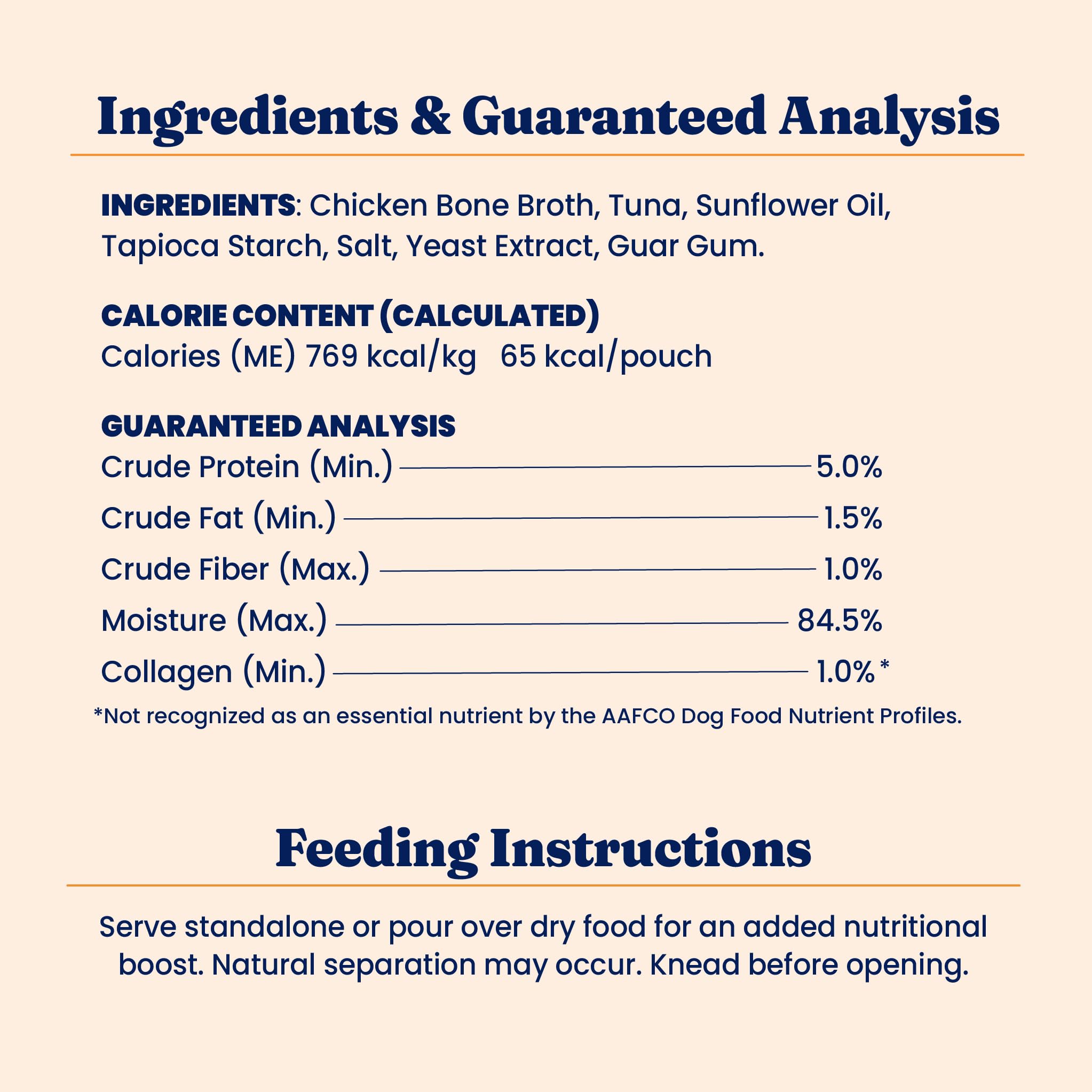 Solid Gold USA-made broth pouches for quality nutrition.