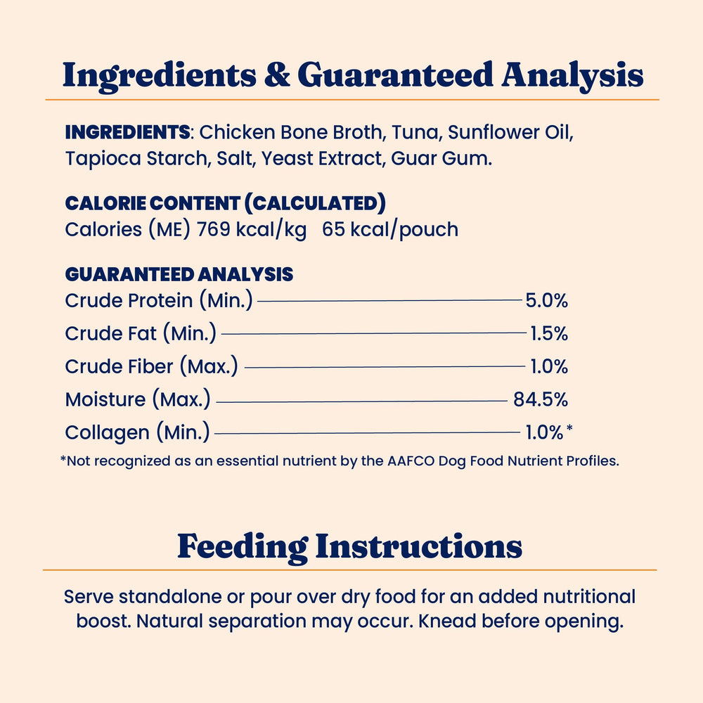 Solid Gold USA-made broth pouches for quality nutrition.