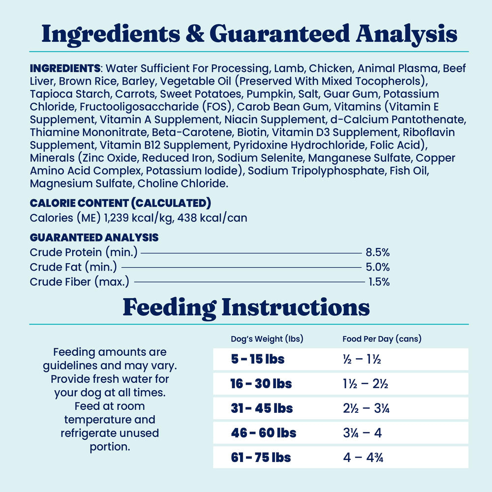 Real ingredients like pumpkin, carrots, and cranberries add color and flavor.