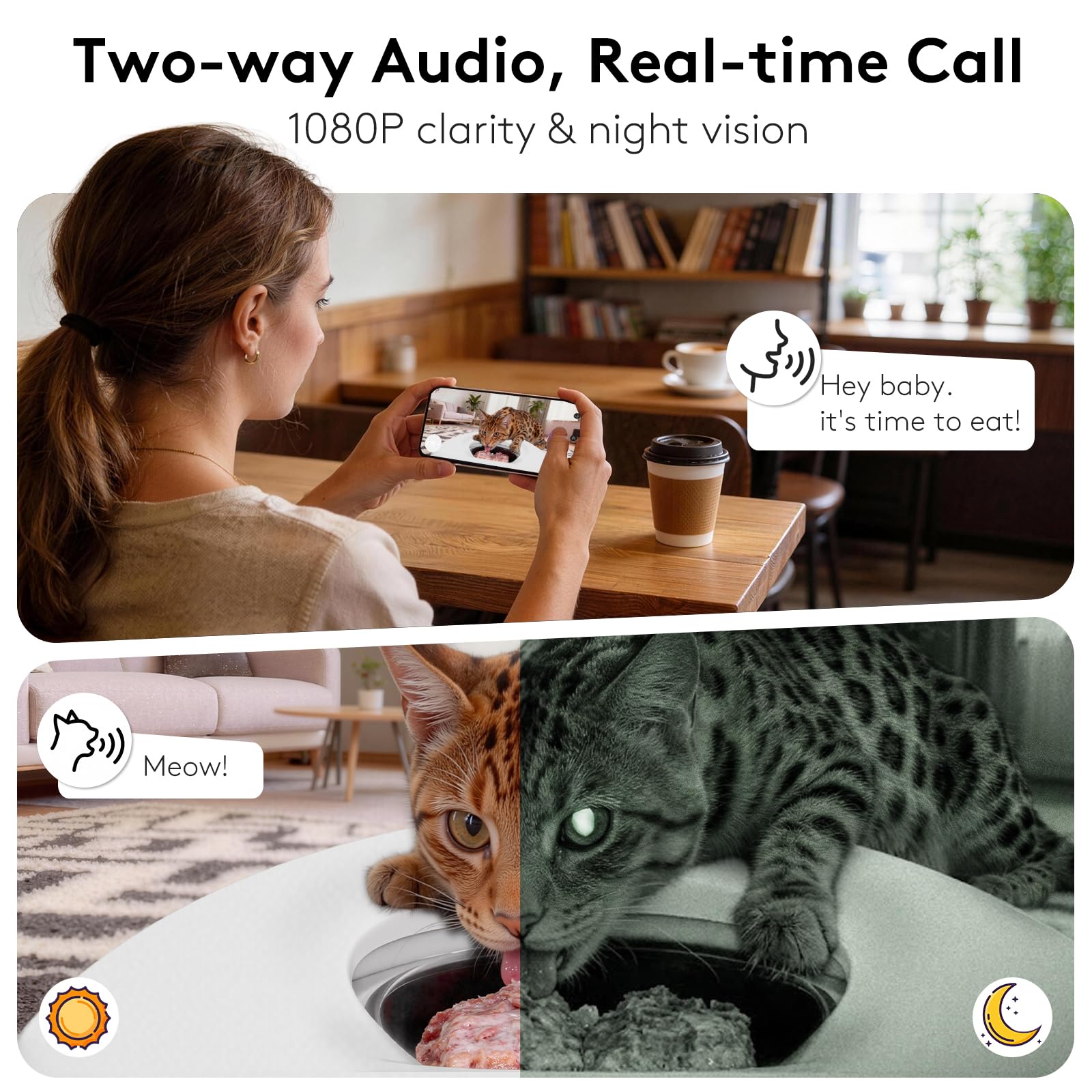 SOLOWINNER app control screen shows scheduling and remote feeding at your fingertips