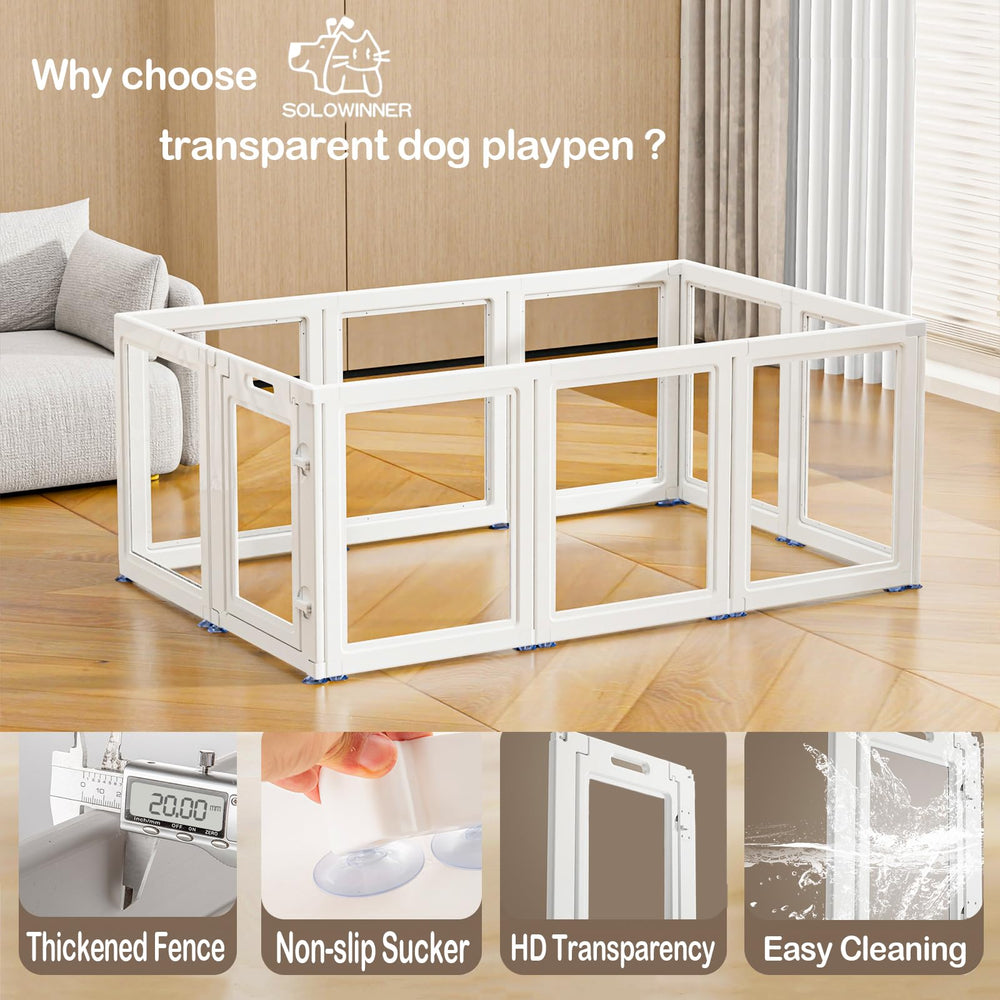 SOLOWINNER fence-to-wall connector expands the safe play area.