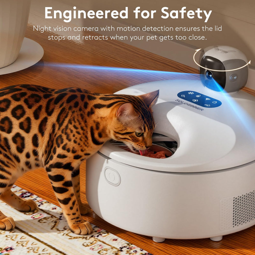 SOLOWINNER night vision camera lets you check feeding from anywhere, even in low light