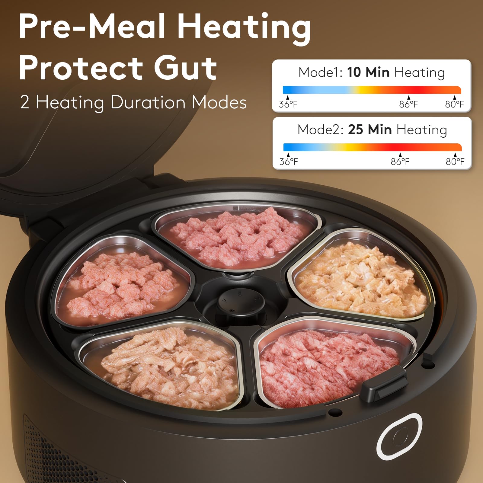 SOLOWINNER refrigeration cycle preserves wet food freshness longer.