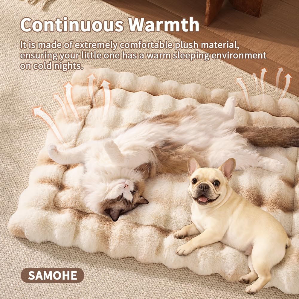 SOMAHE cat bed is machine washable for easy cleaning.