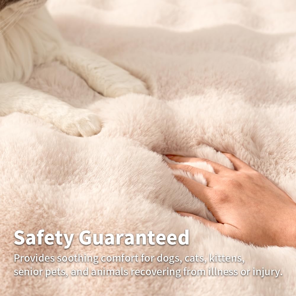 SOMAHE cat bed mat is machine washable for easy care