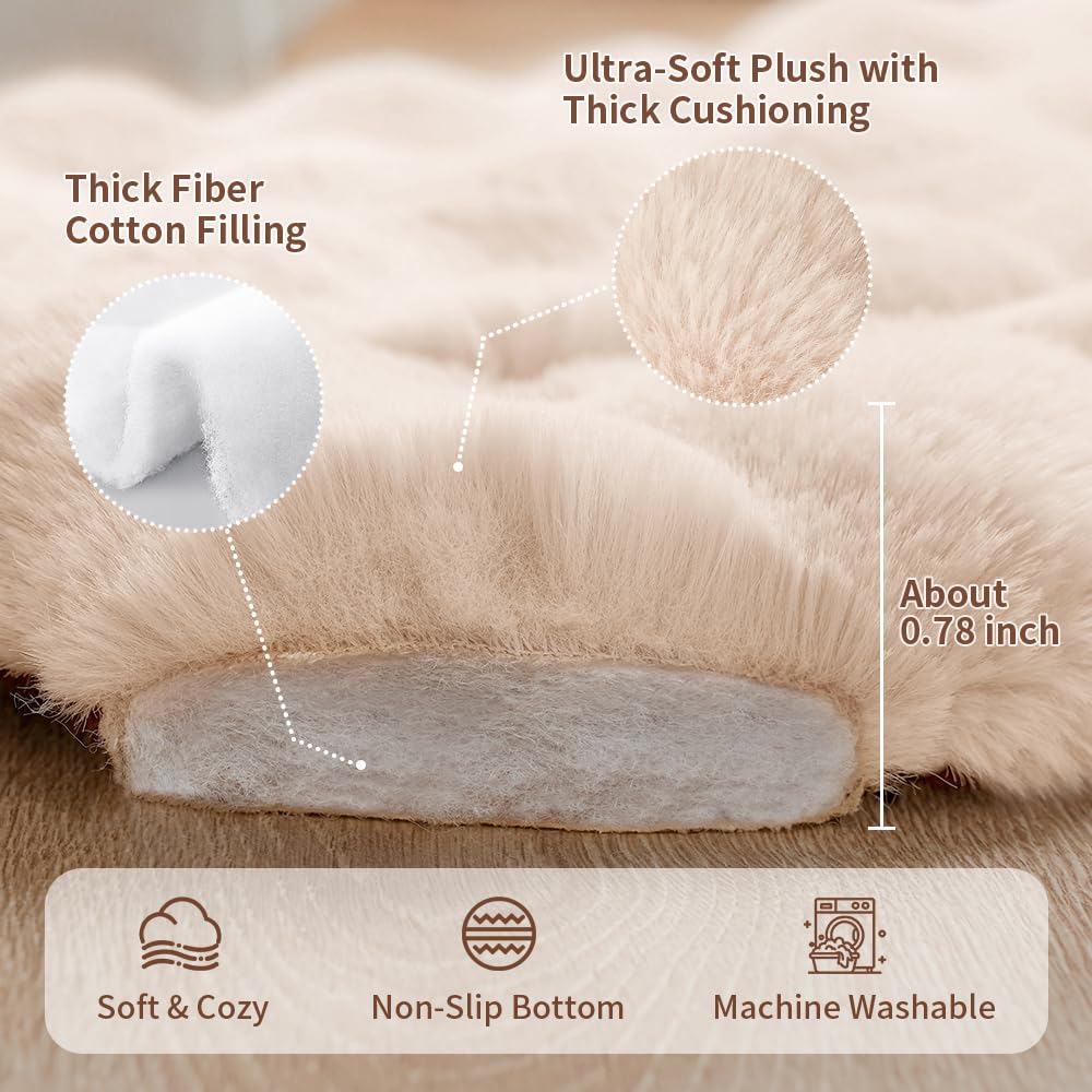 SOMAHE plush fur resists matting and pilling after washing