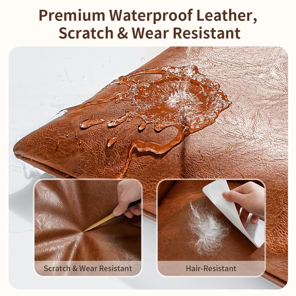 SOMAHE waterproof leather shell protects against spills