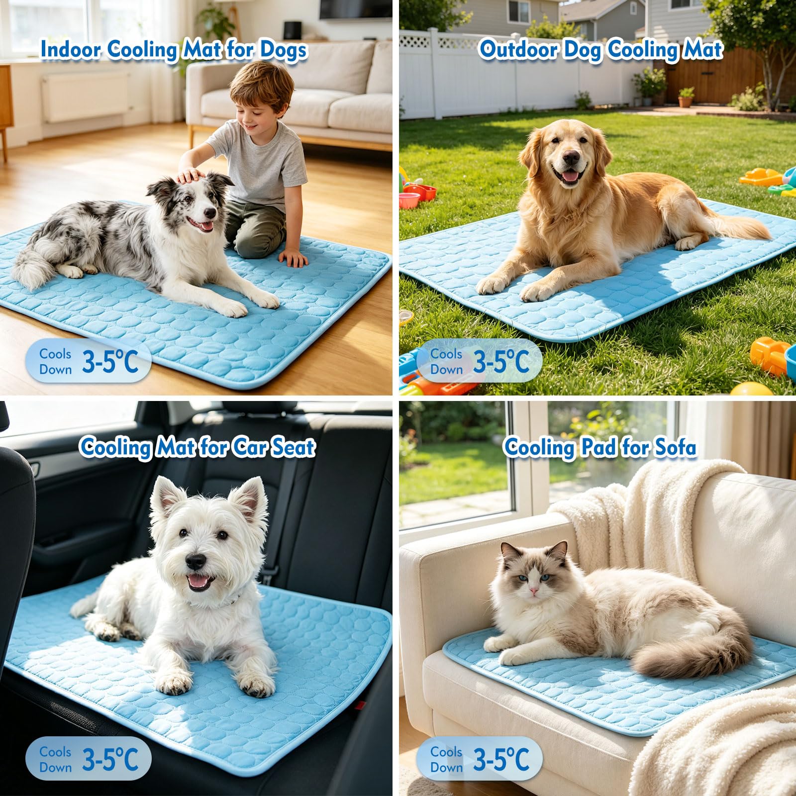 SOMOYA foldable 0.5-inch mat is travel-friendly and portable.
