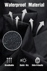 SOMSOC anti-static fabric close-up highlighting durable water resistance and hair-repellent surface.
