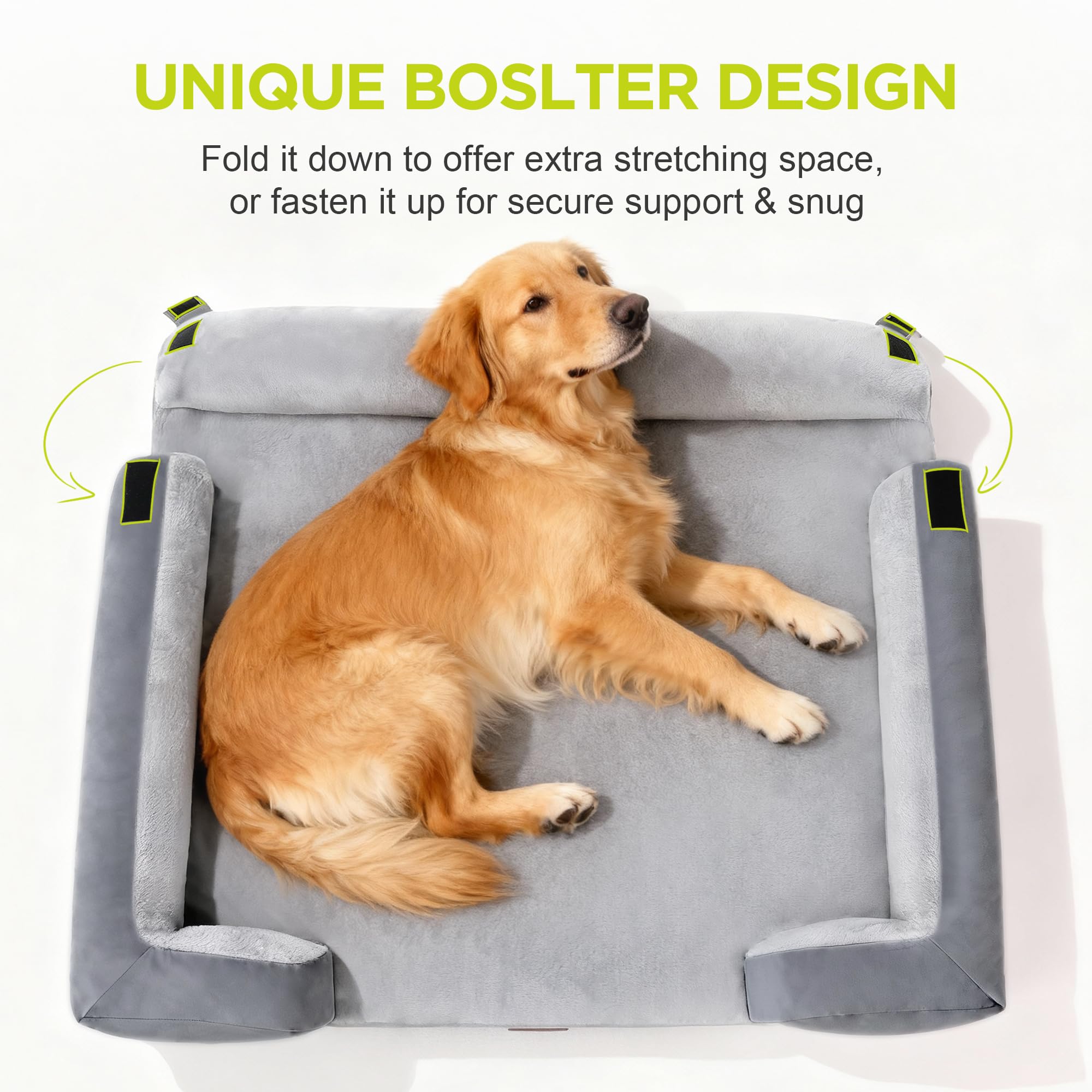 Song Puppy fold-down bolster design offers versatile space and easy access