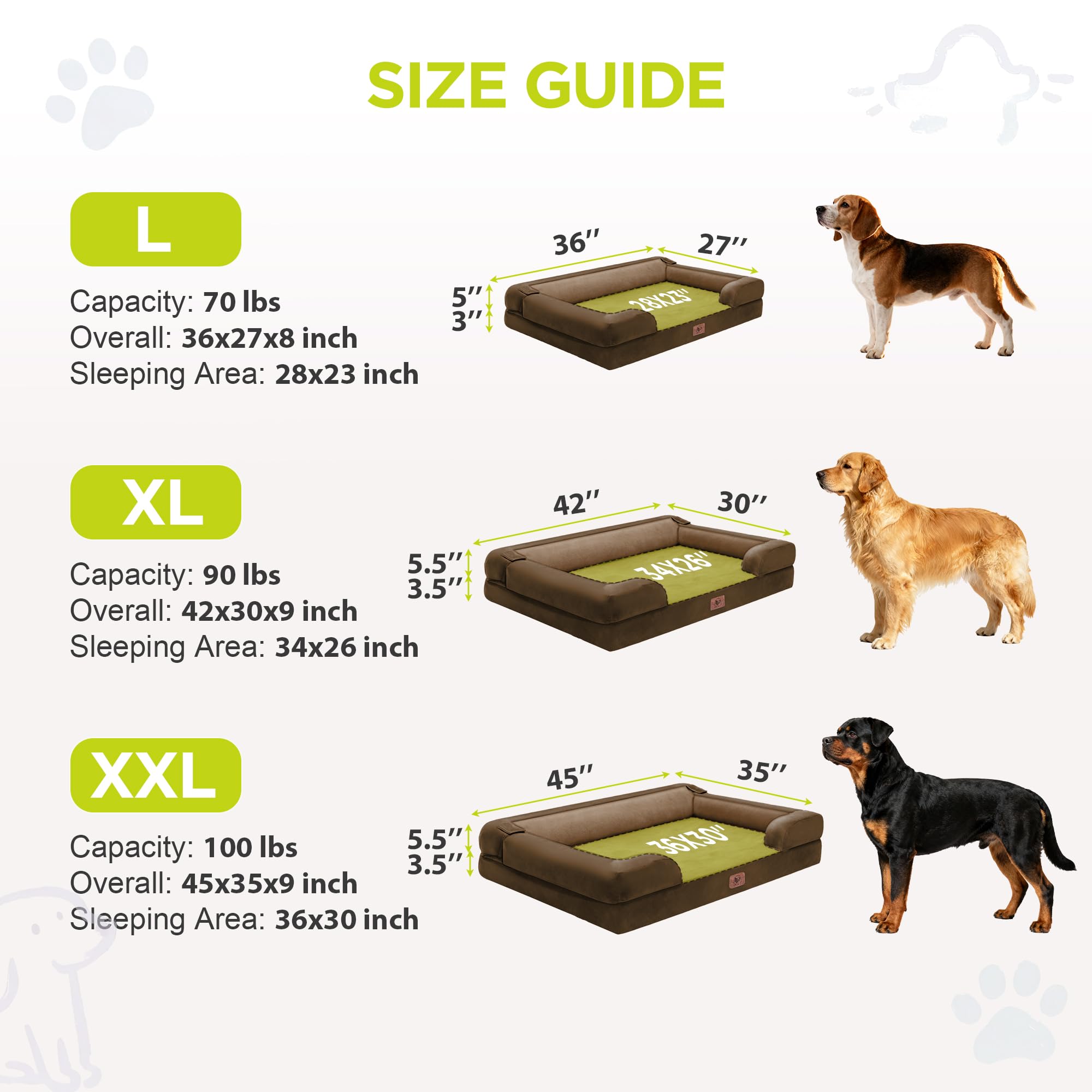 Song Puppy bed with non-slip bottom stays securely in place on floors