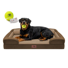 Song Puppy orthopedic bed for XXL dogs with egg crate foam supports joints