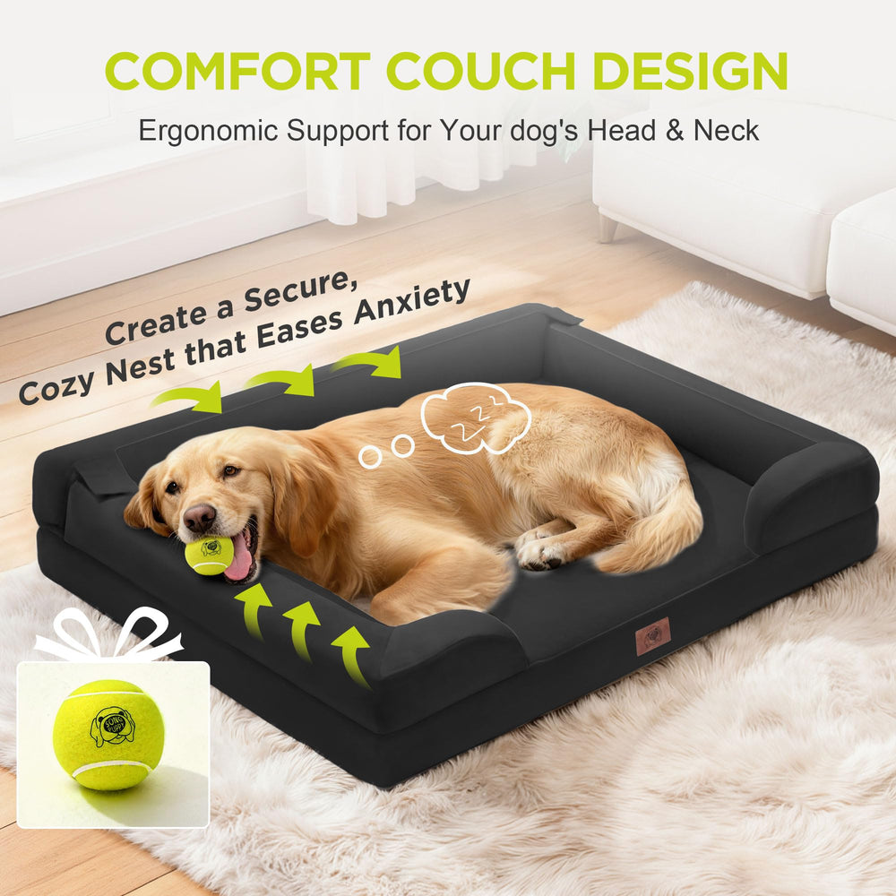 Song Puppy included tennis ball toy for safe interactive play