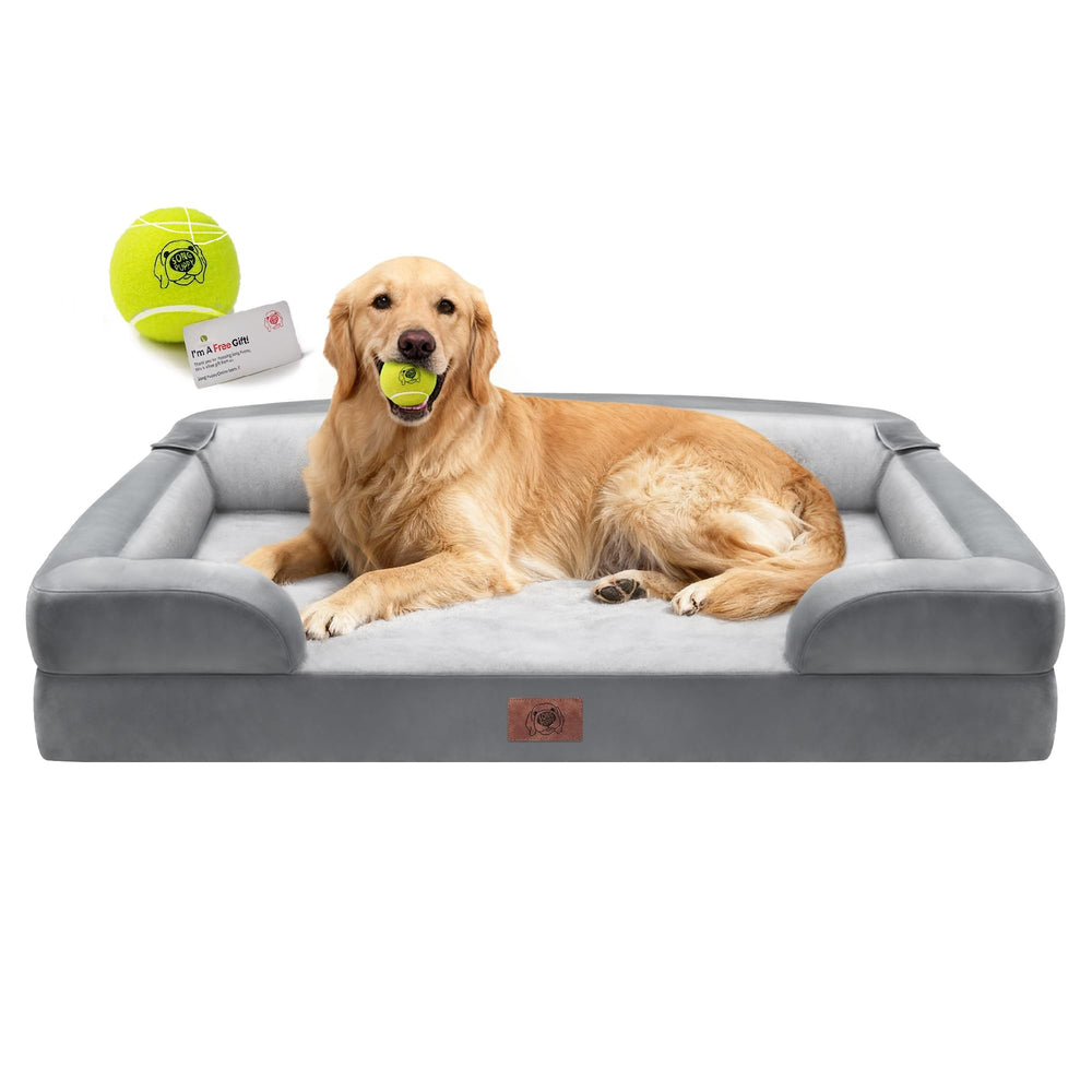 Song Puppy XL orthopedic bed foam supports joints for large dogs.