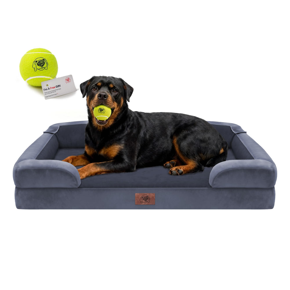 Song Puppy XXL bed-memory-foam offers supported, restful sleep for large dogs.