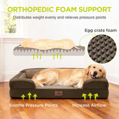 Song Puppy XXL dog bed with waterproof cover protects against moisture