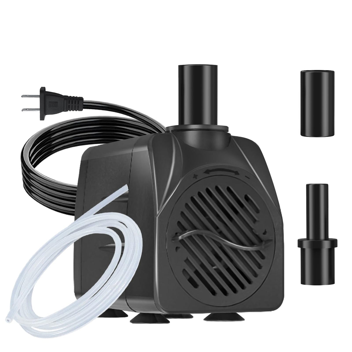 SongLong 160GPH submersible pump compact design for discreet placement in fountains.