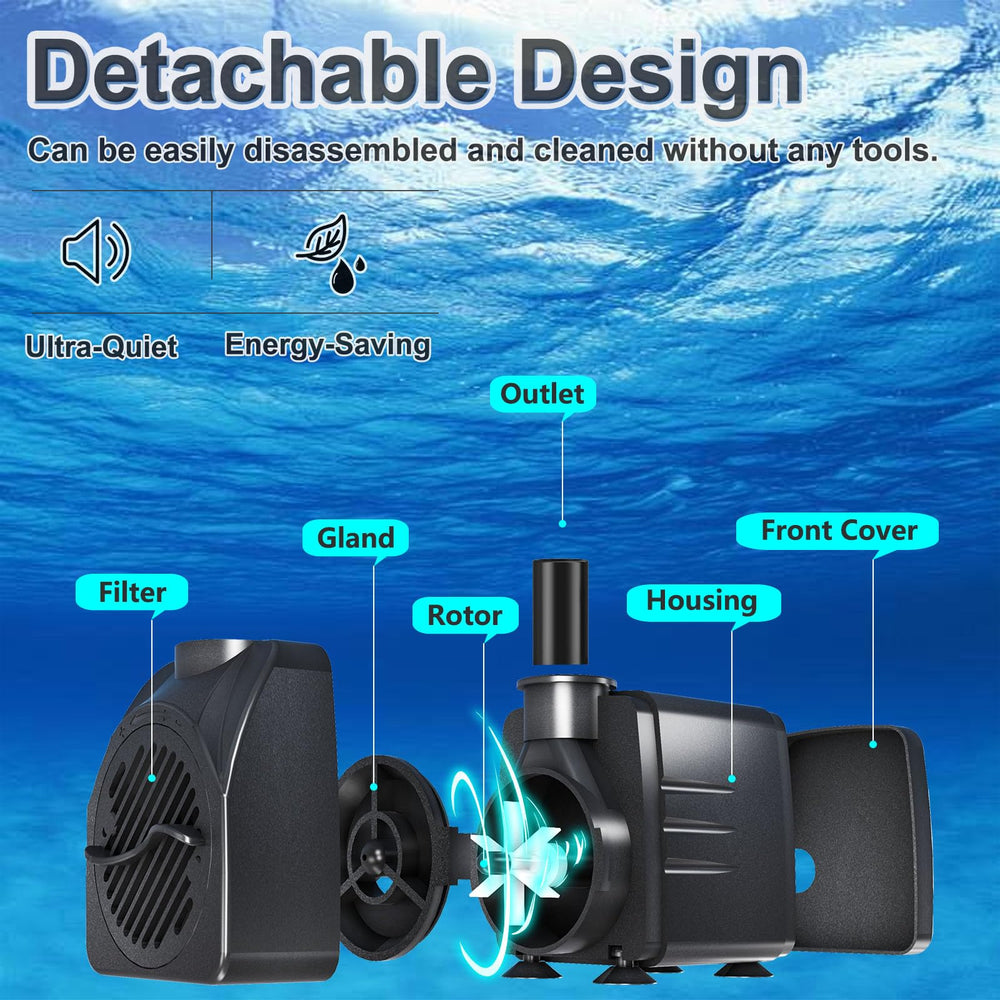 SongLong pump supports multi-placement configurations for versatile setups.