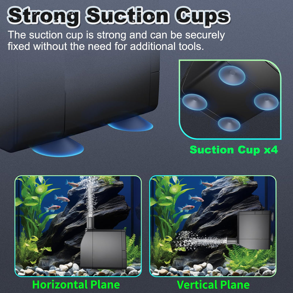 Two nozzles included with SongLong pump for different spray patterns.