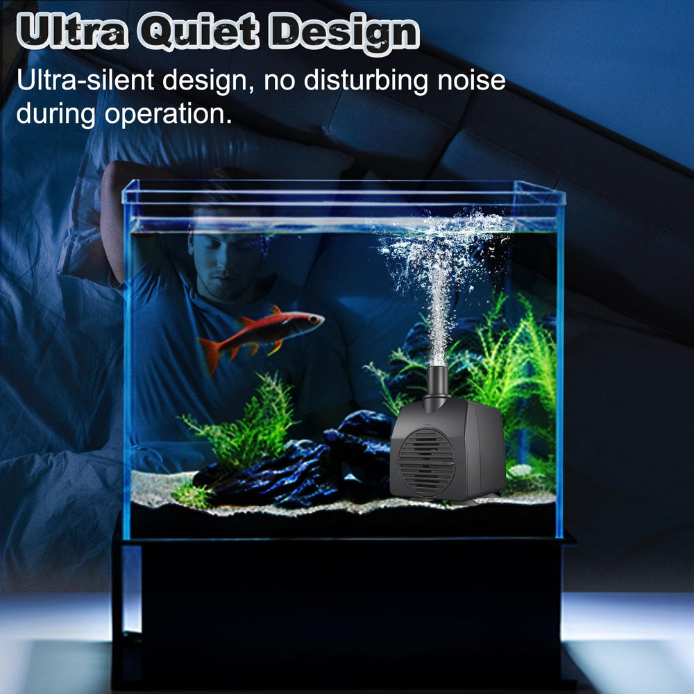 Ultra-quiet operation of the SongLong pump minimizes noise in water features.