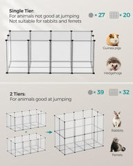 SongMICS pet playpen floor-protection keeps floors safe while pets explore.