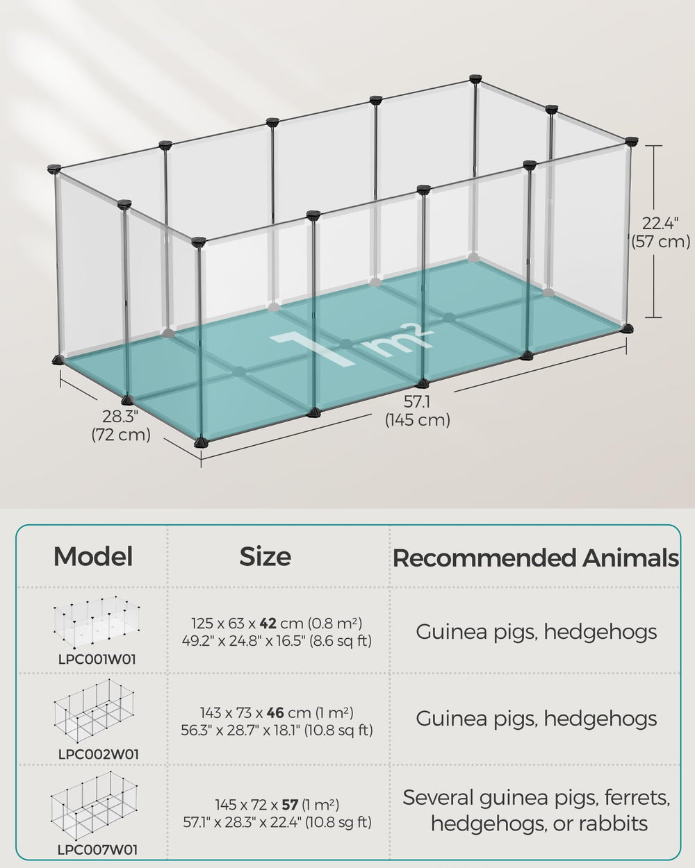 SongMICS pet playpen multi-angle-connectors enable flexible, two-story layouts.