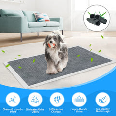 Songyuan 6-layer structure dog pads highlighting leak-proof design.
