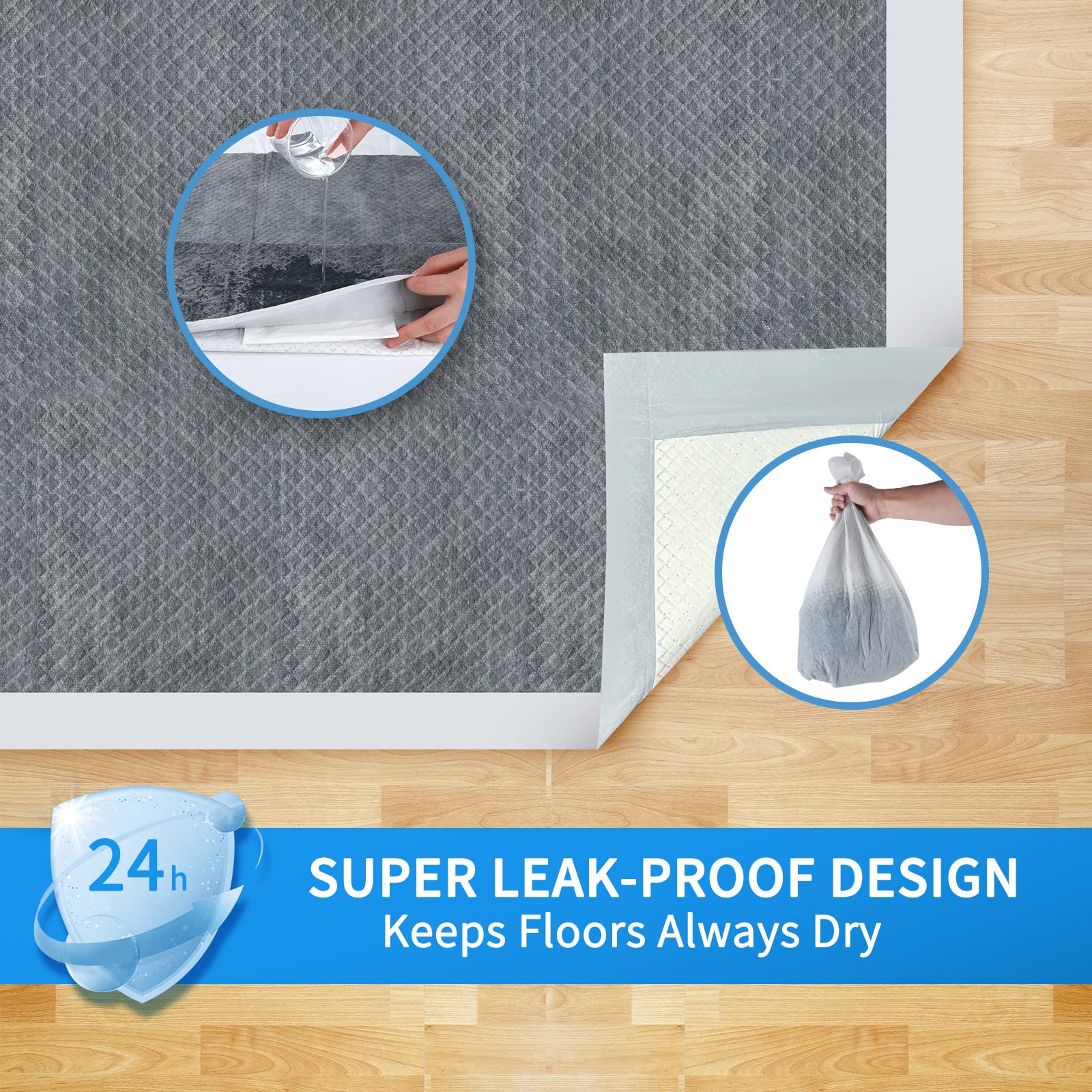 Songyuan anti-slip bottom dog pads in action for flooring protection.