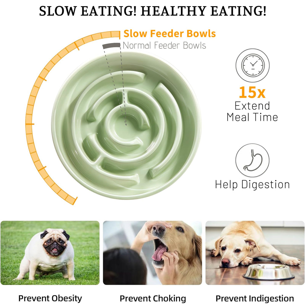 Soniuong green dish suitable for dry or wet food meals