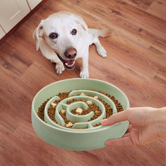 Soniuong ceramic bowl with non-slip base stays steady during meals
