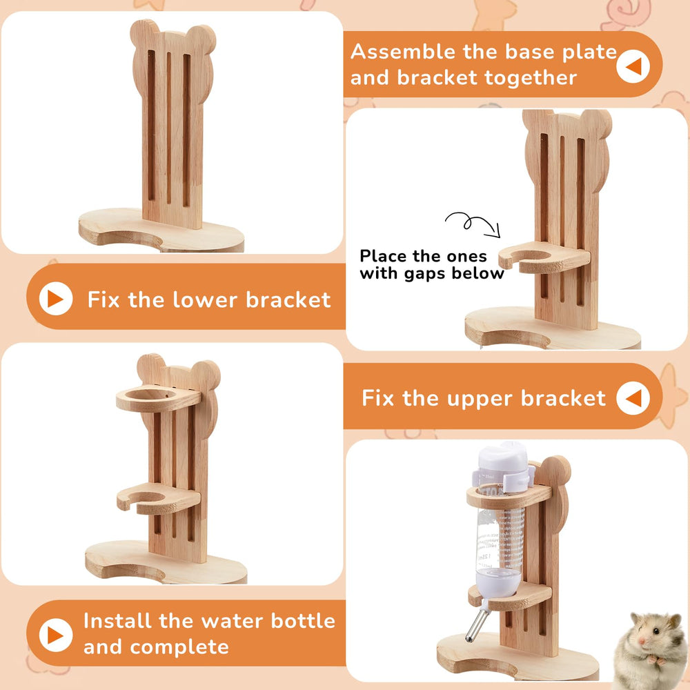Sonwyoung wicker and wood chew toys encourage safe gnawing play.