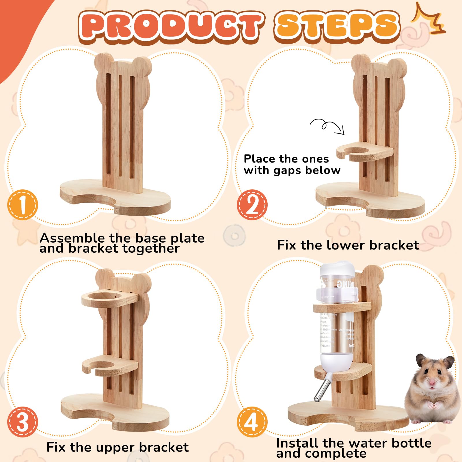 Sonwyoung complete hamster essentials set displaying all habitat accessories