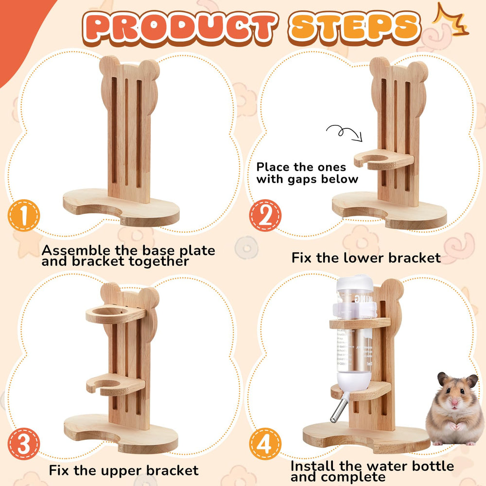 Sonwyoung complete hamster essentials set displaying all habitat accessories
