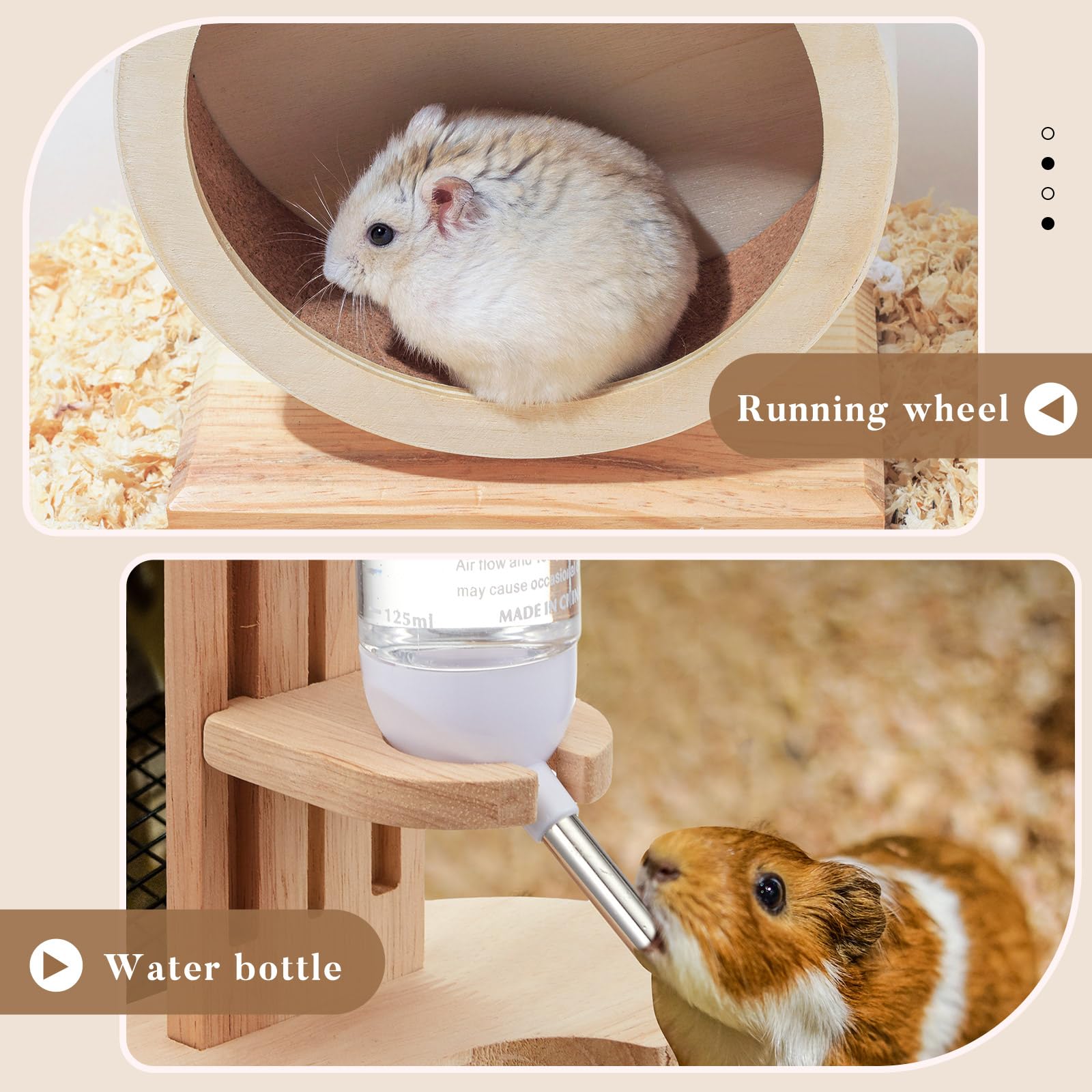Sonwyoung silent operation ideal for nighttime cage activity.