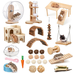 Sonwyoung silent wheel 9.5-inch supports safe exercise with quiet operation for hamsters