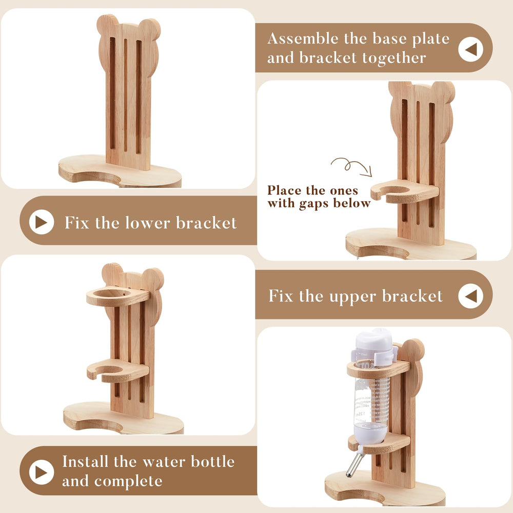 Sonwyoung smooth wooden surface promotes gentle chewing and running.