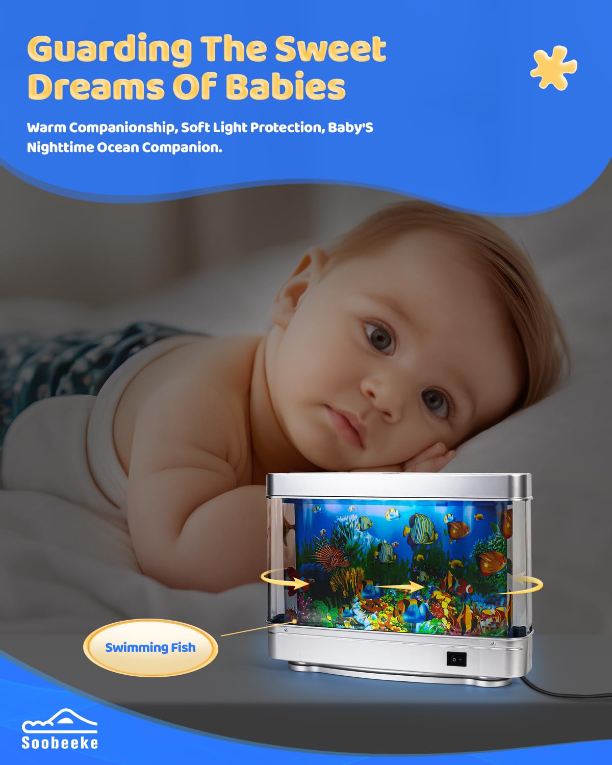 Soobeeke relaxing night light for bedroom promotes cozy ambiance and visual interest.