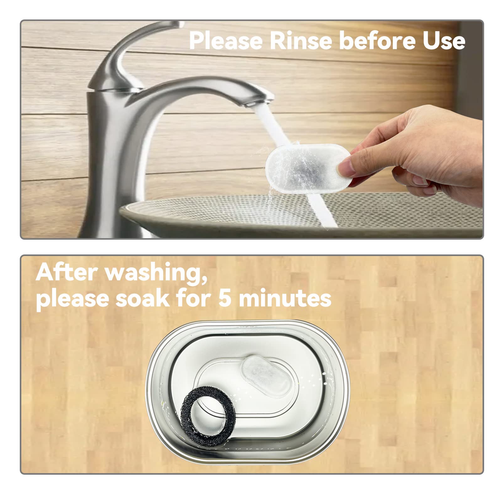 SOOFPET 24-piece filters pack for easy fountain replacements