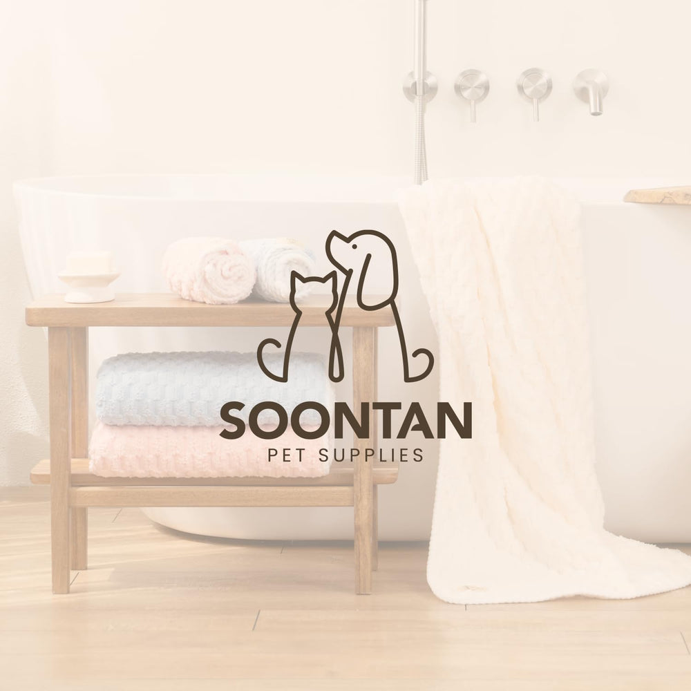 SOONTAN pink cloud towels ideal for grooming sessions