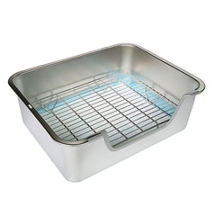 Sorstrem litter box detachable hooks illustrate stable cage attachment during daily use.