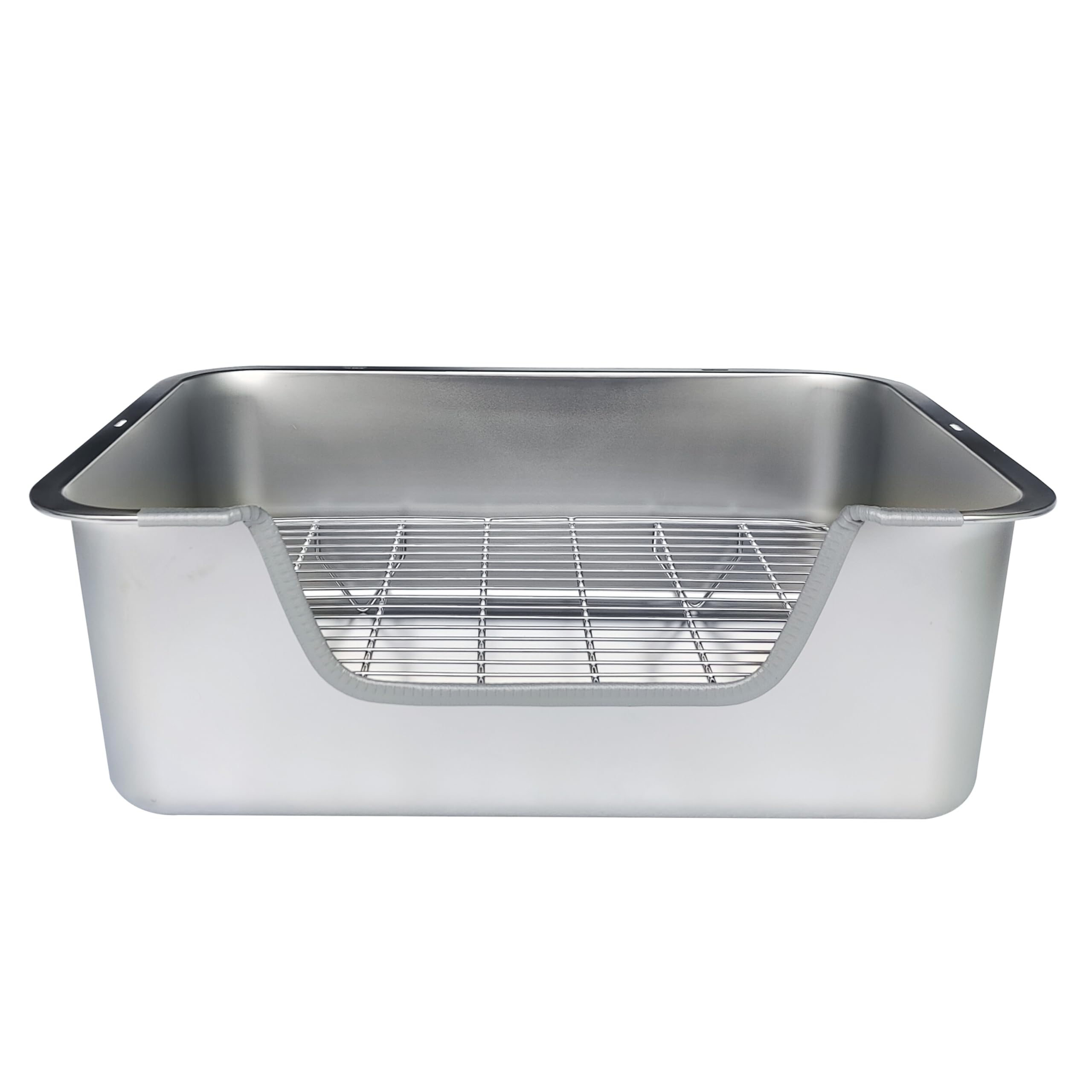 Sorstrem raised border 3-55-inch design helps contain urine and keep the area clean.