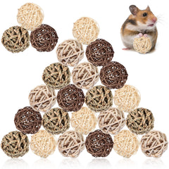 Sosation aquatic plant balls for small animals, providing chewing fun and dental exercise.