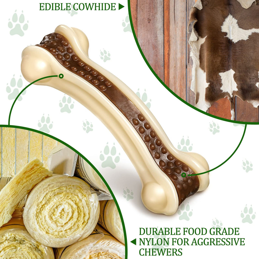 Sosation beef-flavored chew pack doubles dog playtime.