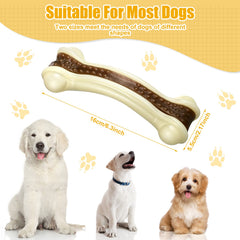 Sosation medium beef-flavored nylon bone toy for medium to large dogs