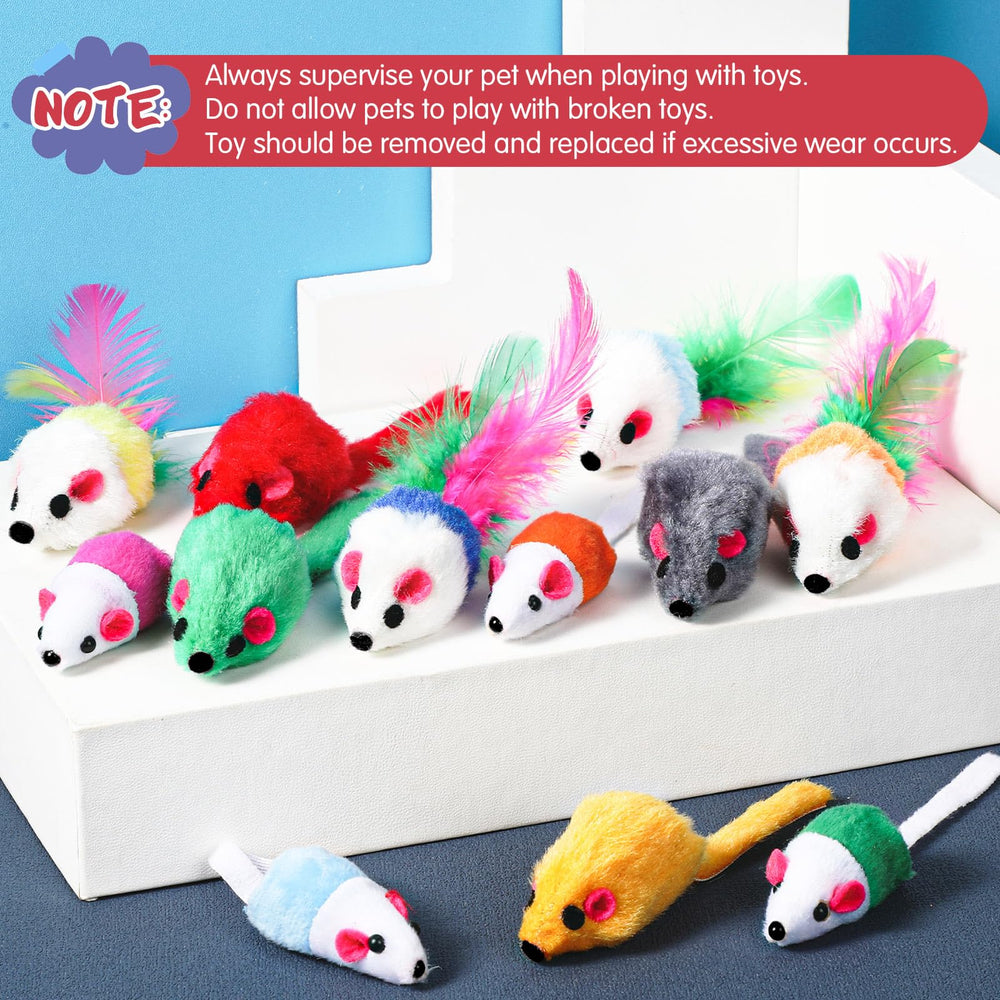 Sosation cat mouse toy with three styles encourages hunting actions