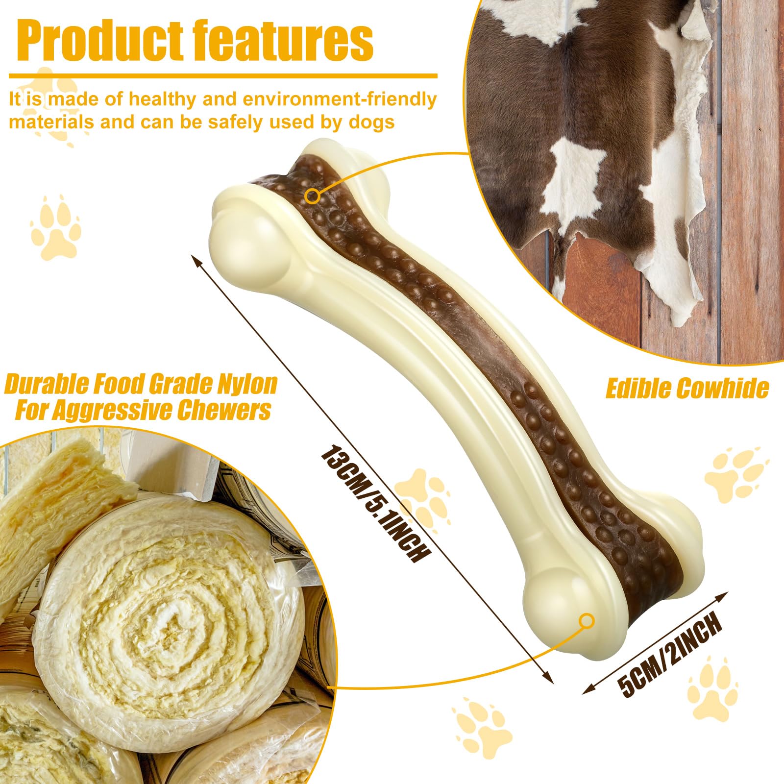 Sosation durable nylon chew aids puppies exercise and chewing