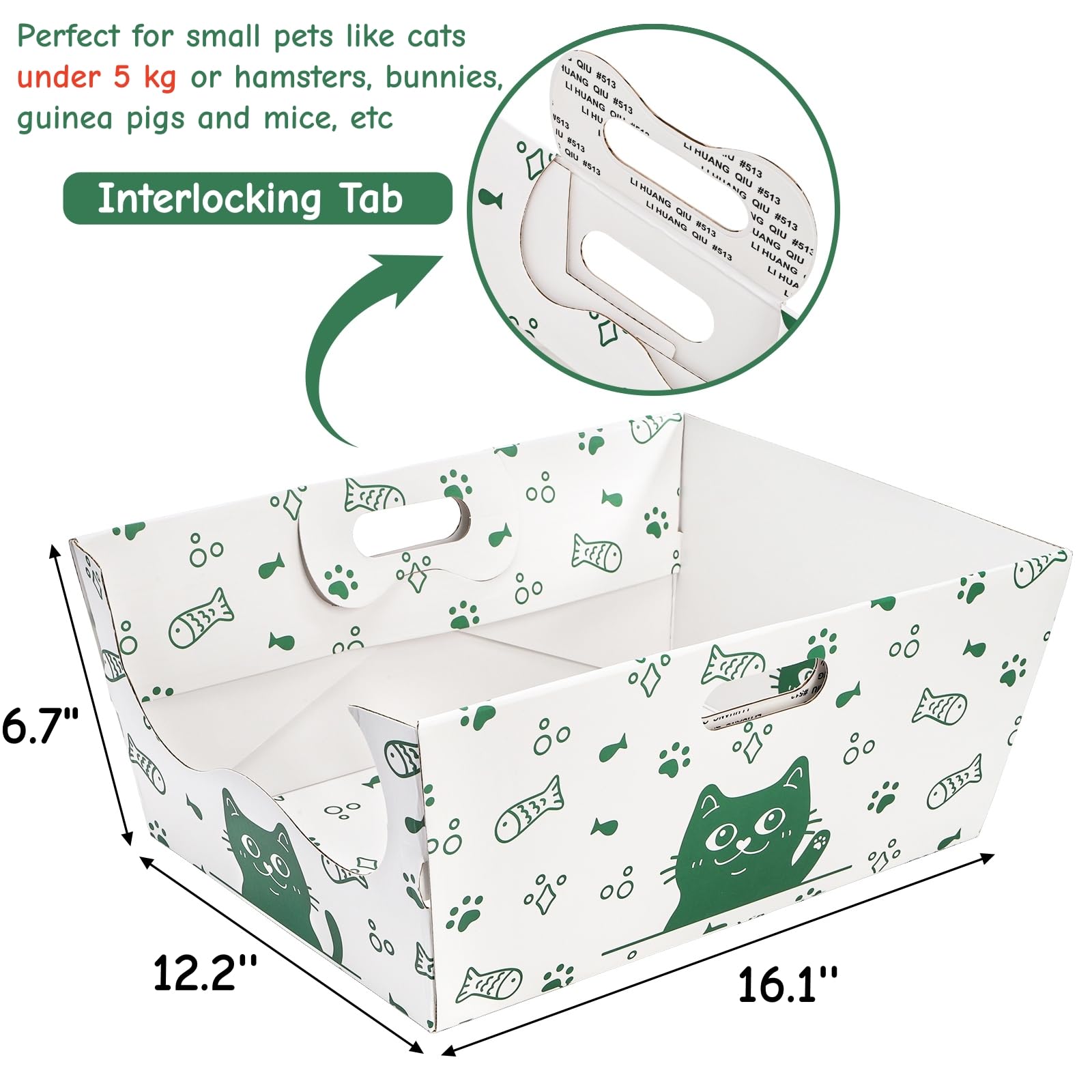 SOUJOY anti-splash litter box design minimizes scatter during use
